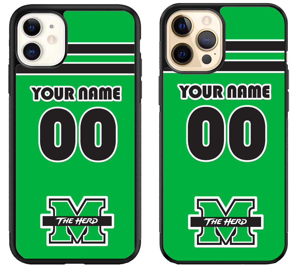 Custom Personalized Marshall Thundering Herd iPhone 12 | 12 Mini | 12 Pro | 12 Pro Max Case