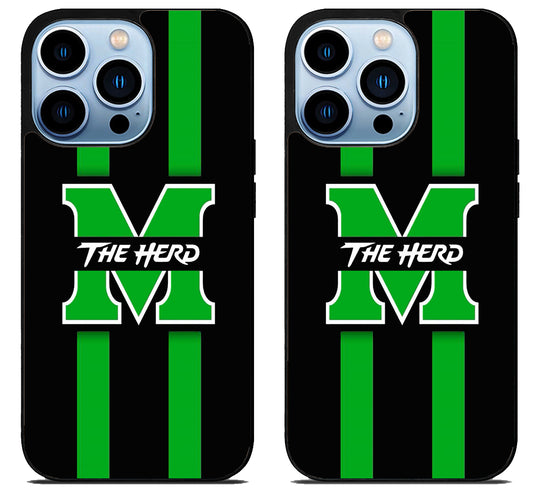 Marshall Thundering The Herd iPhone 15 Pro | iPhone 15 Pro Max Case