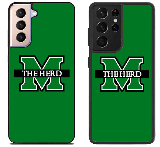 Marshall University Thundering Herd Logo Samsung Galaxy S21 | S21 FE | S21+ | S21 Ultra Case