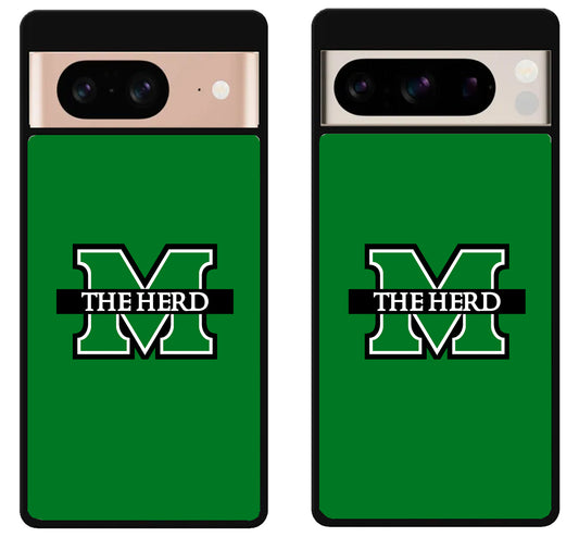 Marshall University Thundering Herd Logo Google Pixel 8 | 8 Pro Case
