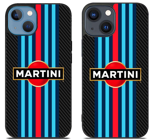 Martini racing Black Carbon Stripe iPhone 15 | iPhone 15 Plus Case