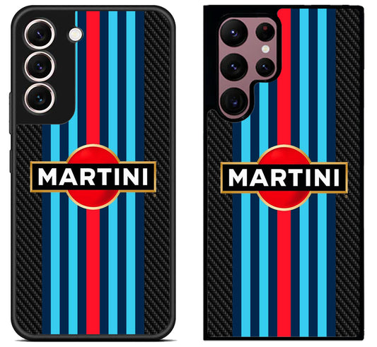 Martini racing Black Carbon Stripe Samsung Galaxy S22 | S22+ | S22 Ultra Case