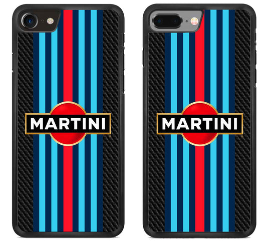 Martini racing Black Carbon Stripe iPhone 8 | 8 Plus Case