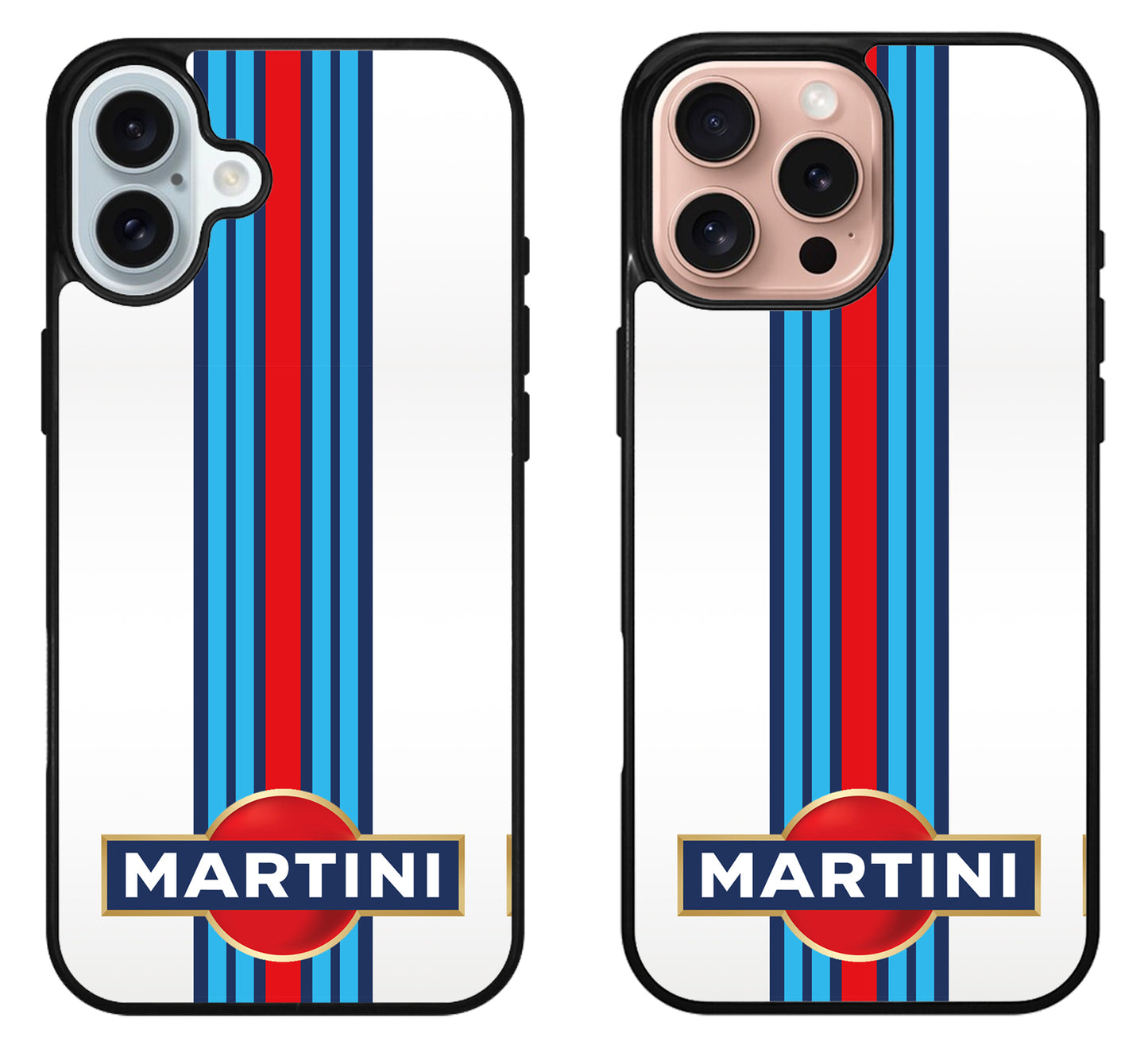 Martini racing Logo Stripe iPhone 16 | 16 Plus | 16 Pro | 16 Pro Max Case