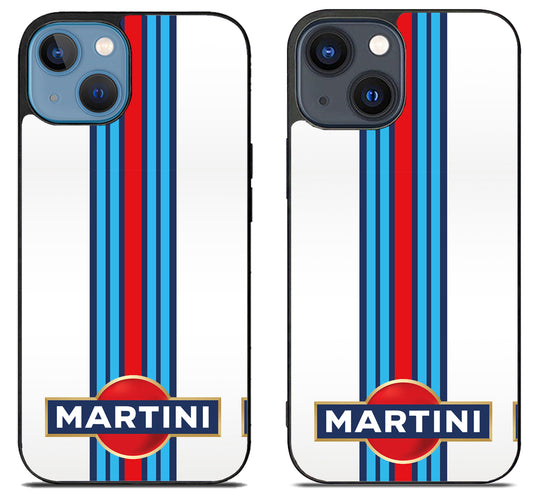 Martini racing Logo Striped iPhone 15 | iPhone 15 Plus Case