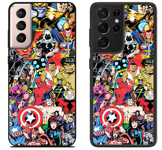 Marvel Avengers Comics Samsung Galaxy S21 | S21 FE | S21+ | S21 Ultra Case
