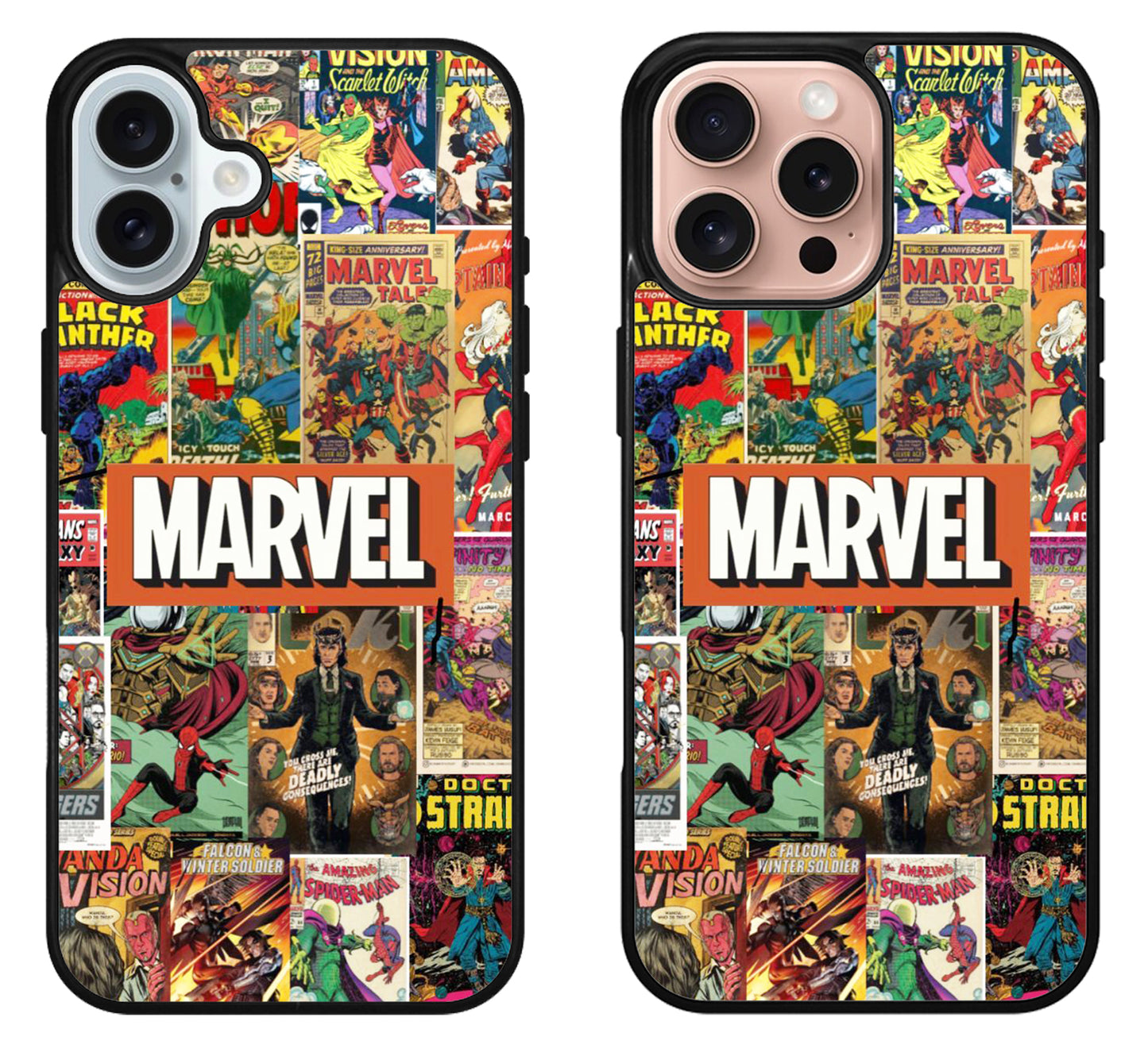 Marvel Collage iPhone 16 | 16 Plus | 16 Pro | 16 Pro Max Case
