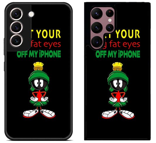 MarvinThe Martian Big Fat Eyes Samsung Galaxy S22 | S22+ | S22 Ultra Case