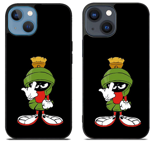Marvin The Martian Black iPhone 15 | iPhone 15 Plus Case
