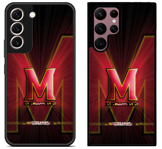 Maryland Terrapins Background Samsung Galaxy S22 | S22+ | S22 Ultra Case