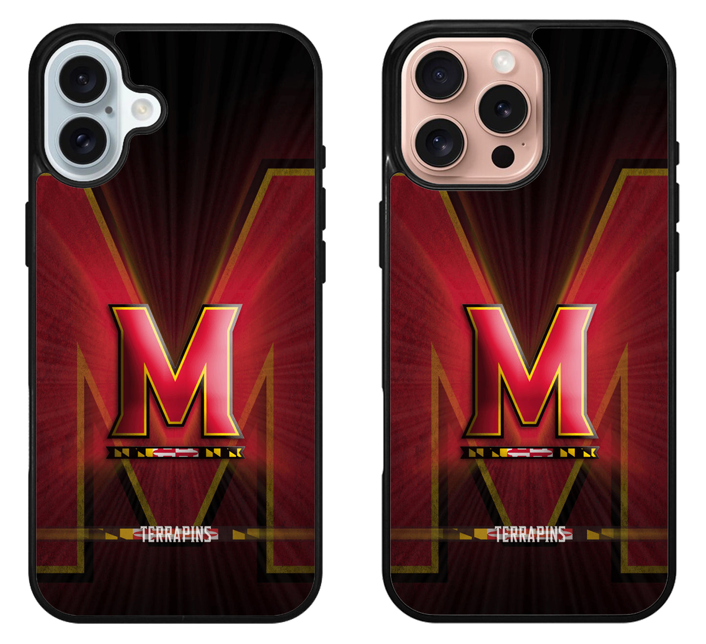 Maryland Terrapins Logo Background iPhone 16 | 16 Plus | 16 Pro | 16 Pro Max Case
