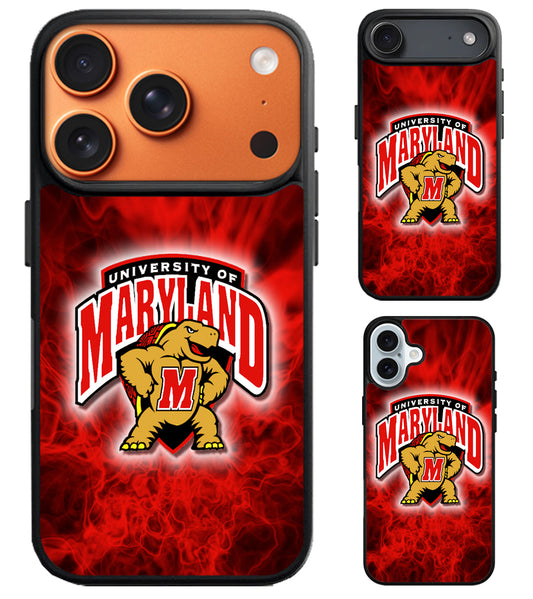 Maryland Terrapins Logo Red iPhone Air | iPhone 17 | 17 Pro | 17 Pro Max Case
