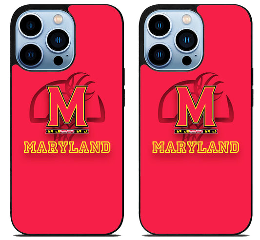 Maryland Terrapins Red iPhone 15 Pro | iPhone 15 Pro Max Case