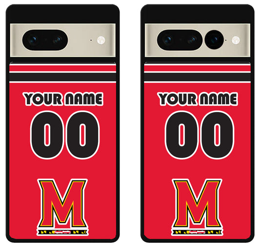 Custom Personalized Maryland Terrapins Google Pixel 7 | 7 Pro Case
