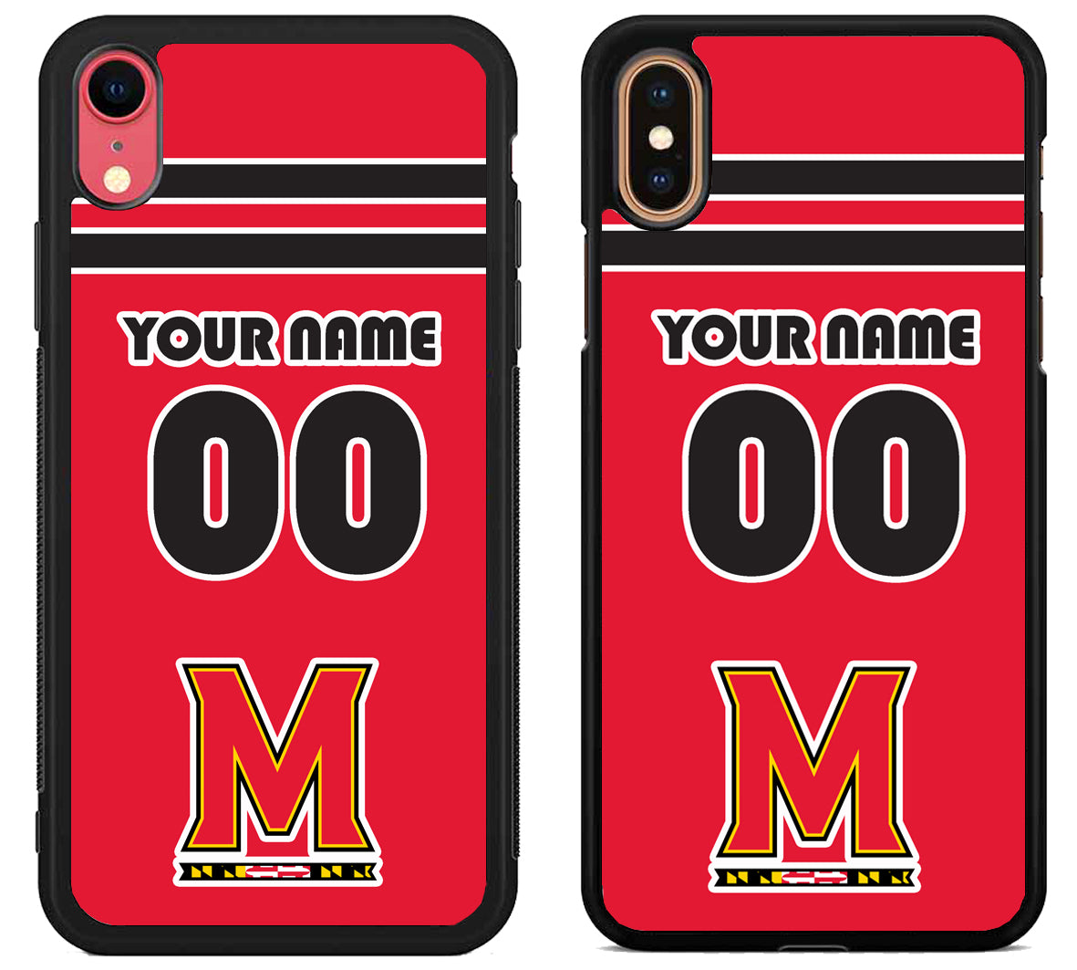 Custom Personalized Maryland Terrapins iPhone X | Xs | Xr | Xs Max Case