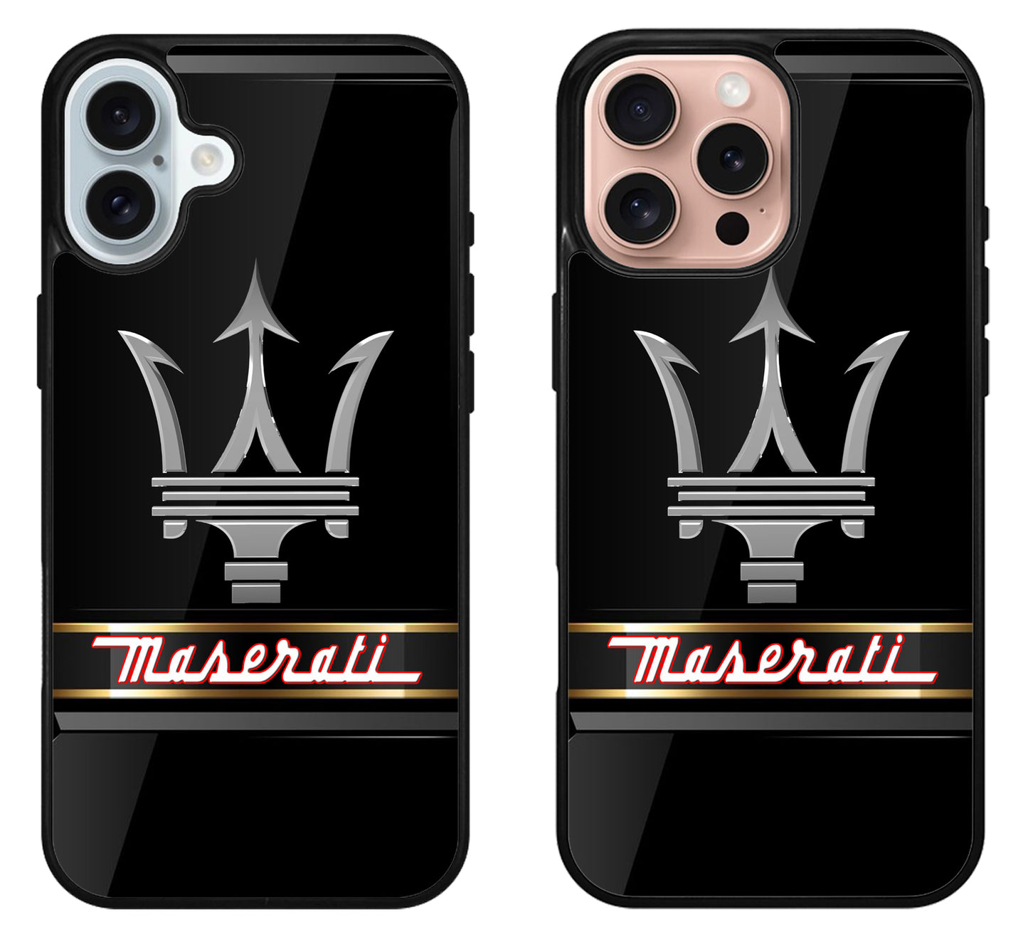 Maserati Black Metallic iPhone 16 | 16 Plus | 16 Pro | 16 Pro Max Case