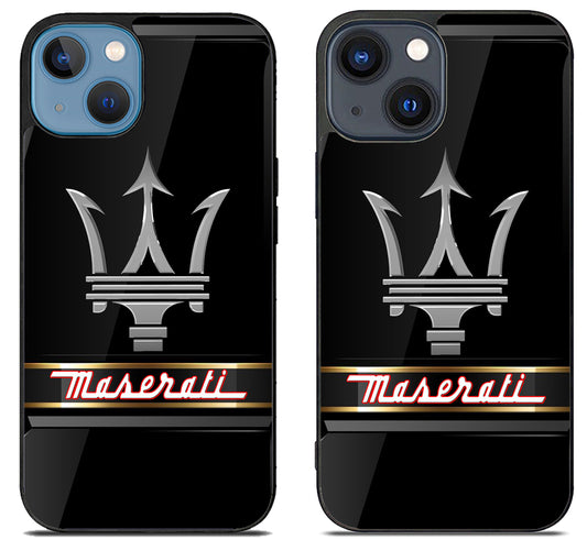 Maserati Black Metallic iPhone 15 | iPhone 15 Plus Case
