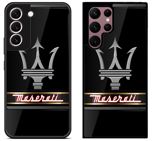Maserati Black Metallic Samsung Galaxy S22 | S22+ | S22 Ultra Case