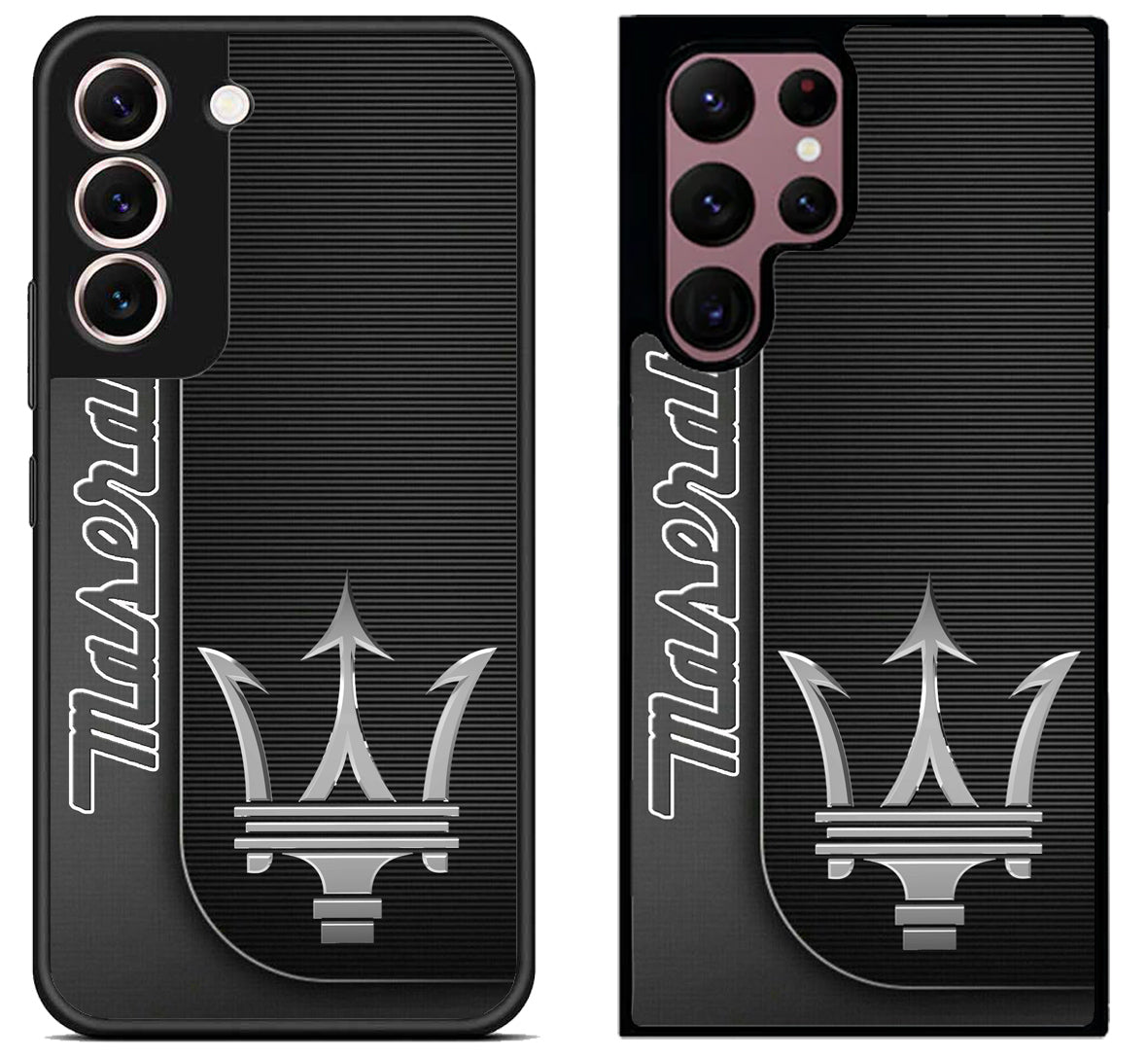 Maserati Black White Samsung Galaxy S22 | S22+ | S22 Ultra Case