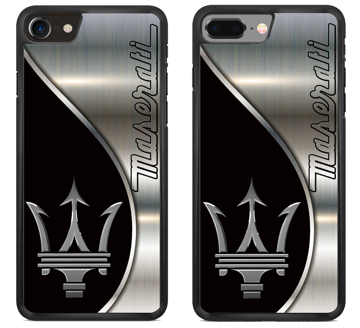 Maserati Silver Metallic iPhone 8 | 8 Plus Case