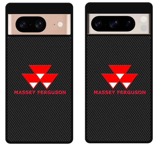 Massey Ferguson Black Carbon Google Pixel 8 | 8 Pro Case