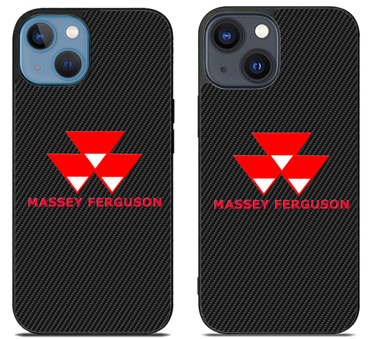 Massey Ferguson Black Carbon iPhone 15 | iPhone 15 Plus Case
