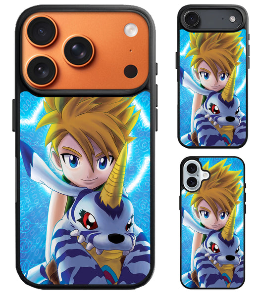 Matt & Gabumon Digimon iPhone Air | iPhone 17 | 17 Pro | 17 Pro Max Case