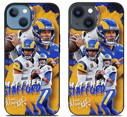 Matthew Stafford Signature Collage iPhone 15 | iPhone 15 Plus Case
