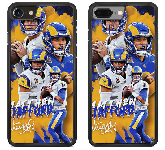 Matthew Stafford Signature Collage iPhone 8 | 8 Plus Case