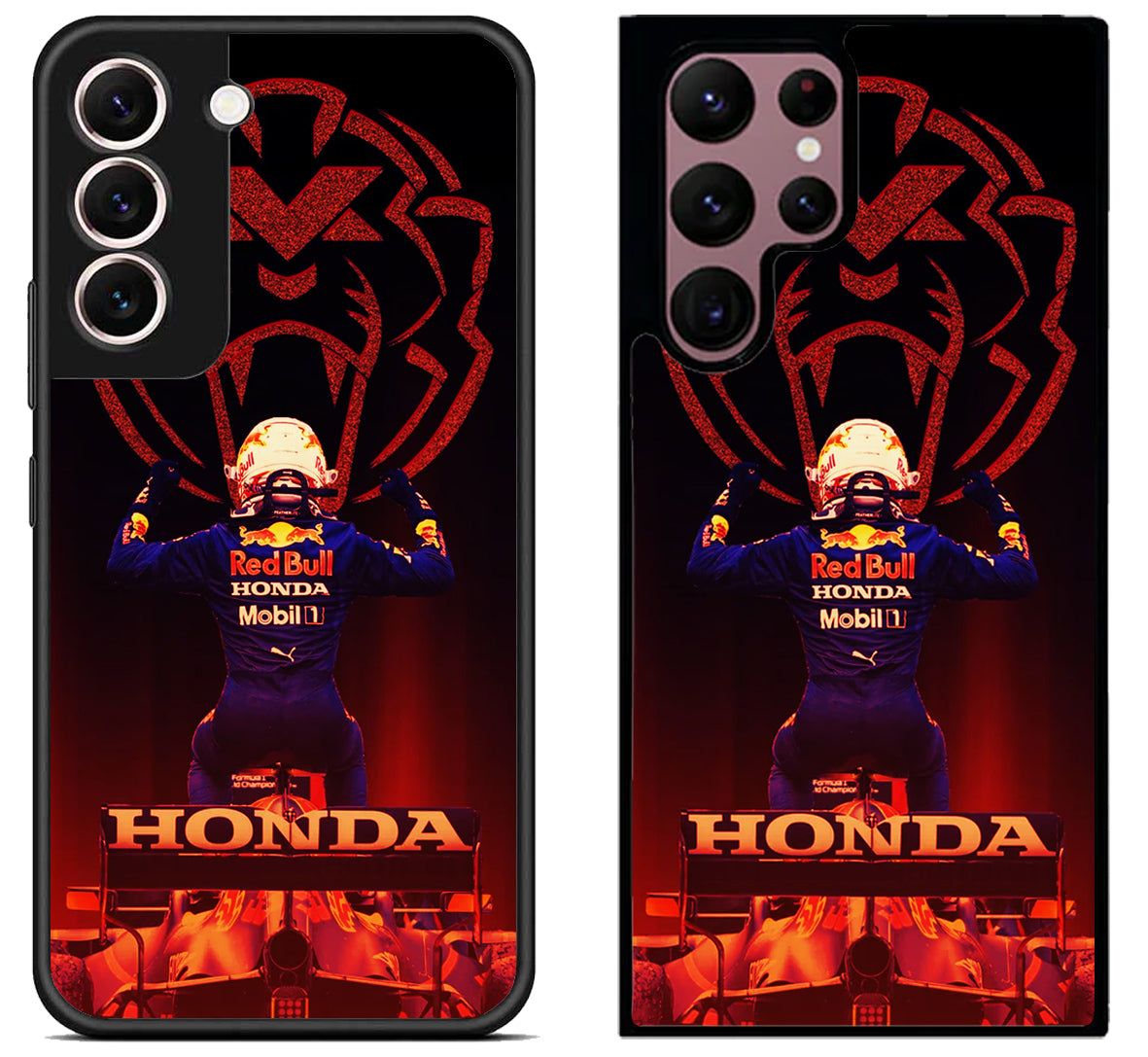 Max Verstappen lion Background Samsung Galaxy S22 | S22+ | S22 Ultra Case