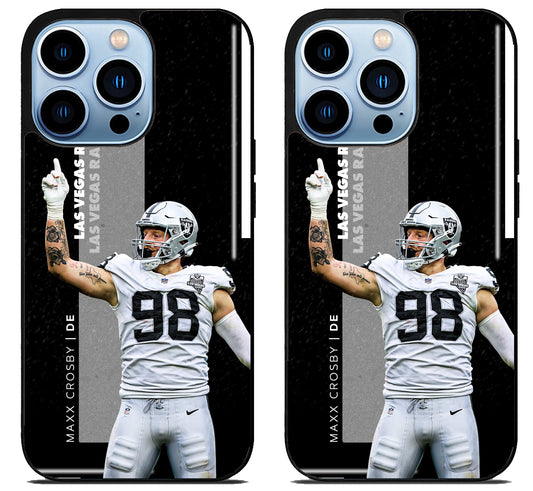 Maxx Crosby Las Vegas Raiders iPhone 15 Pro | iPhone 15 Pro Max Case