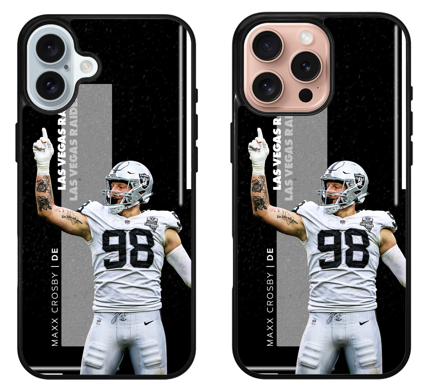 Maxx Crosby Las Vegas Raiders iPhone 16 | 16 Plus | 16 Pro | 16 Pro Max Case