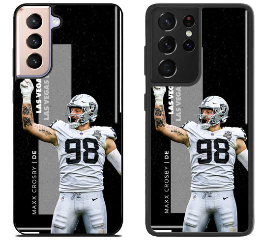 Maxx Crosby Las Vegas Raiders Samsung Galaxy S21 | S21 FE | S21+ | S21 Ultra Case