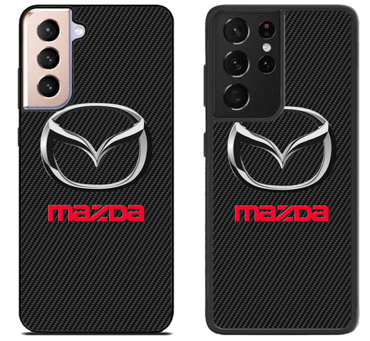 Mazda Black Carbon Samsung Galaxy S21 | S21 FE | S21+ | S21 Ultra Case