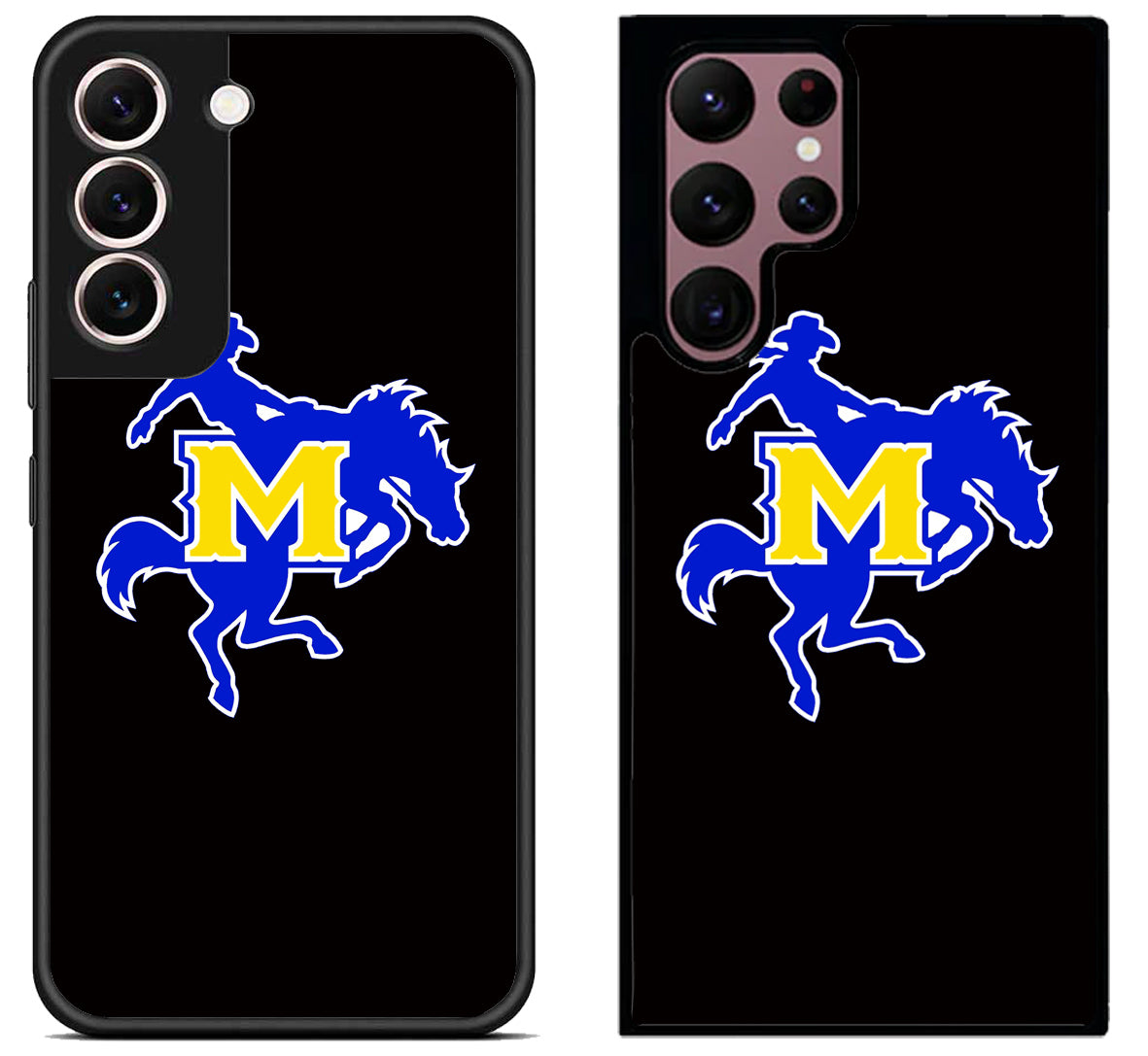 McNeese State Cowboys Black Samsung Galaxy S22 | S22+ | S22 Ultra Case