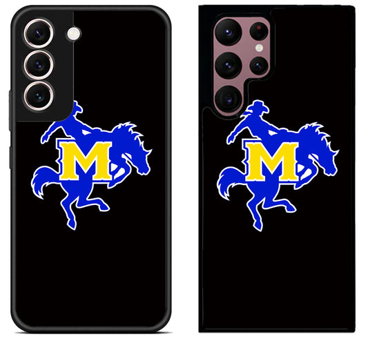 McNeese State Cowboys Black Samsung Galaxy S22 | S22+ | S22 Ultra Case