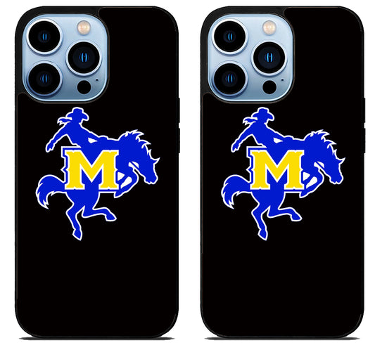 McNeese State Cowboys Black iPhone 15 Pro | iPhone 15 Pro Max Case