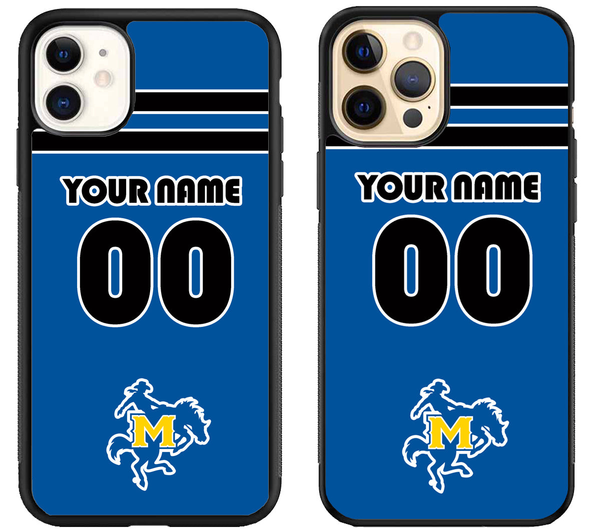 Custom Personalized McNeese State Cowboys iPhone 12 | 12 Mini | 12 Pro | 12 Pro Max Case