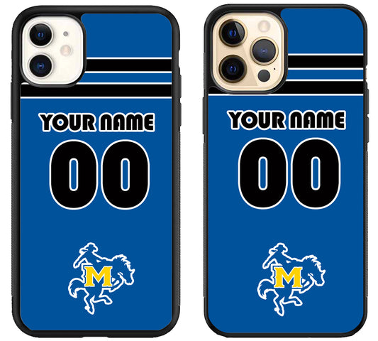 Custom Personalized McNeese State Cowboys iPhone 12 | 12 Mini | 12 Pro | 12 Pro Max Case