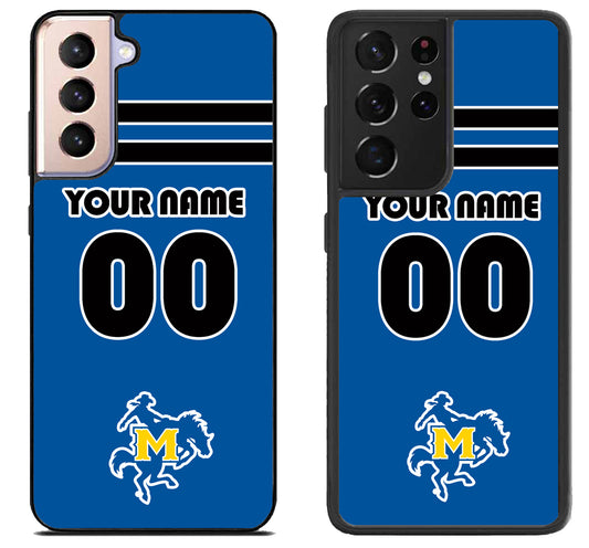 Custom Personalized McNeese State Cowboys Samsung Galaxy S21 | S21 FE | S21+ | S21 Ultra Case