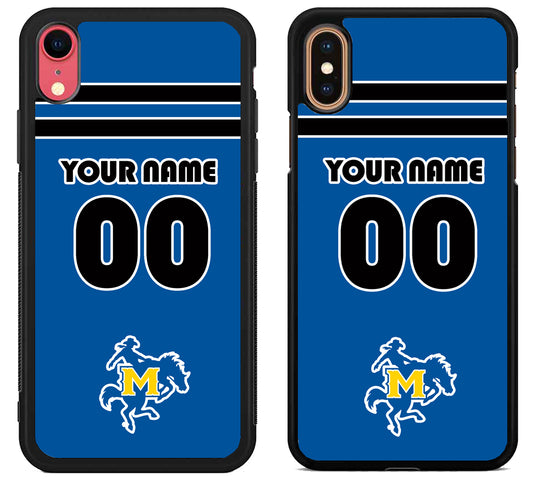 Custom Personalized McNeese State Cowboys iPhone X | Xs | Xr | Xs Max Case