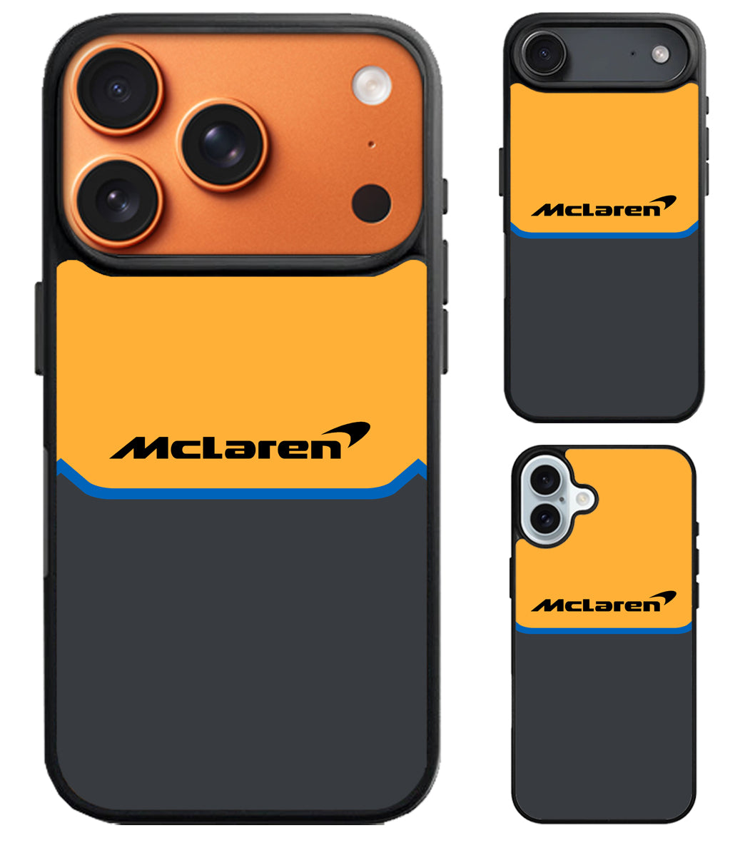 Mclaren Logo Style iPhone Air | iPhone 17 | 17 Pro | 17 Pro Max Case