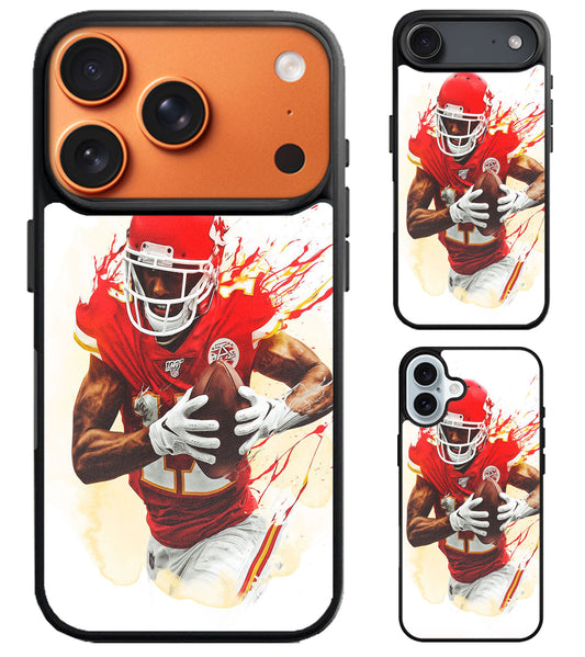 Mecole Hardman Kansas City Chiefs iPhone Air | iPhone 17 | 17 Pro | 17 Pro Max Case