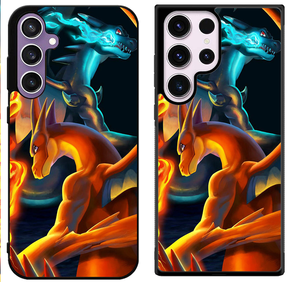 Mega Charizard Pokemon Samsung Galaxy S24 | S24+ | S24 Ultra Case