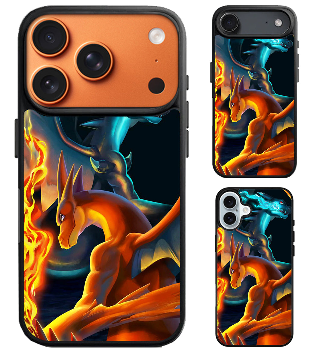 Mega Charizard Pokemon iPhone Air | iPhone 17 | 17 Pro | 17 Pro Max Case
