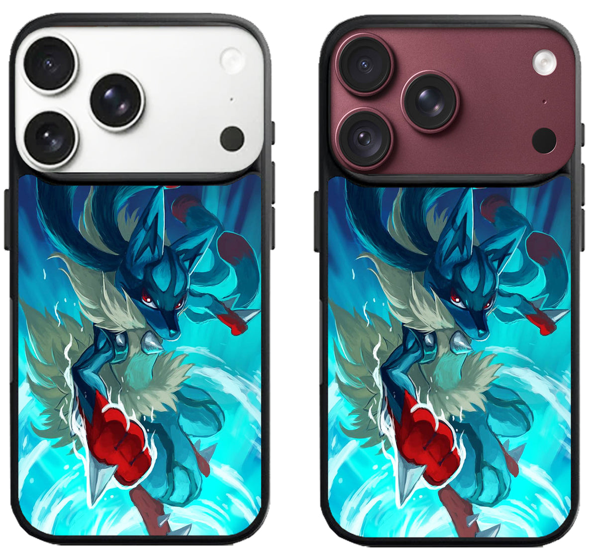 Mega Lucario Pokemon Style iPhone 18 Pro | 18 Pro Max Case