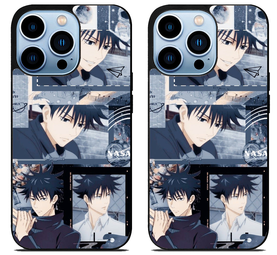 Megumi Fushiguro jujutsu kaisen Collage iPhone 15 Pro | iPhone 15 Pro Max Case