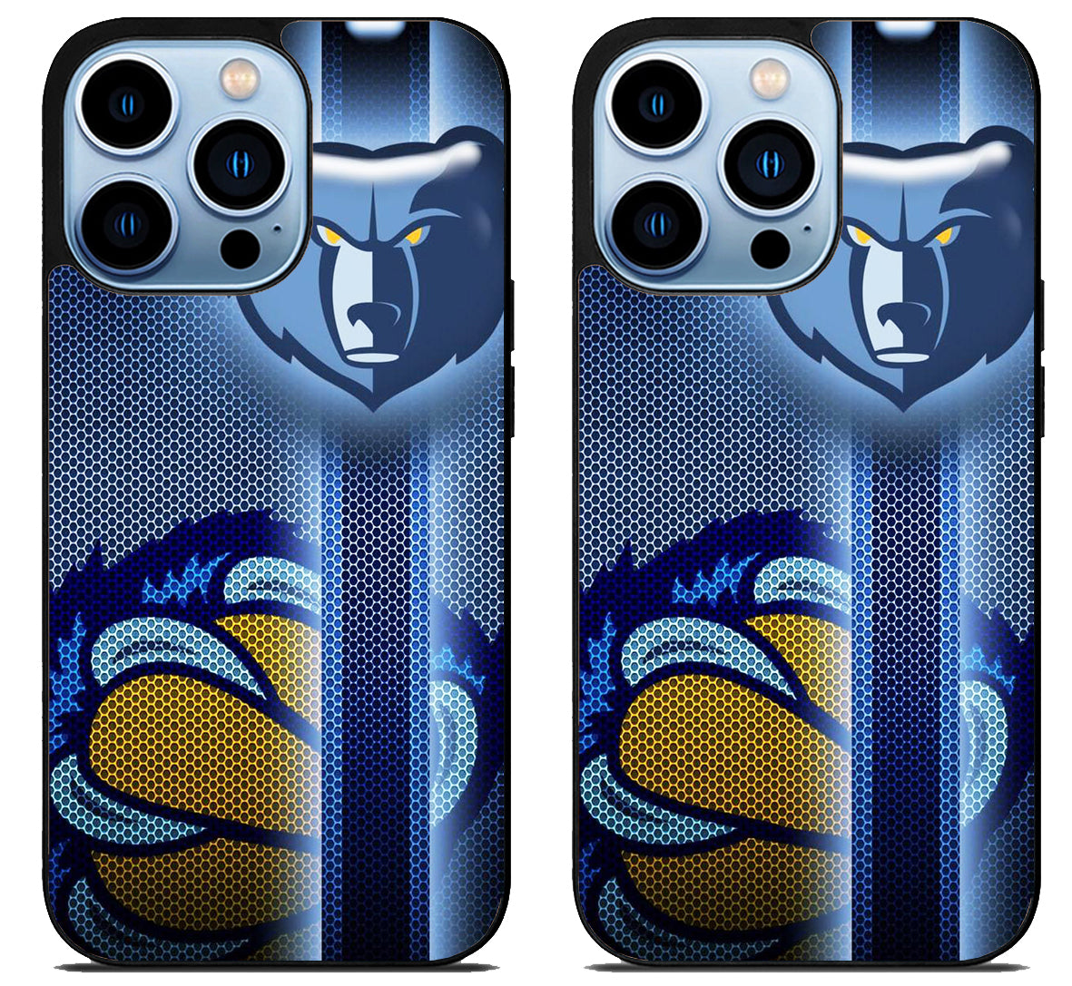 Memphis Grizzlies Background iPhone 15 Pro | iPhone 15 Pro Max Case