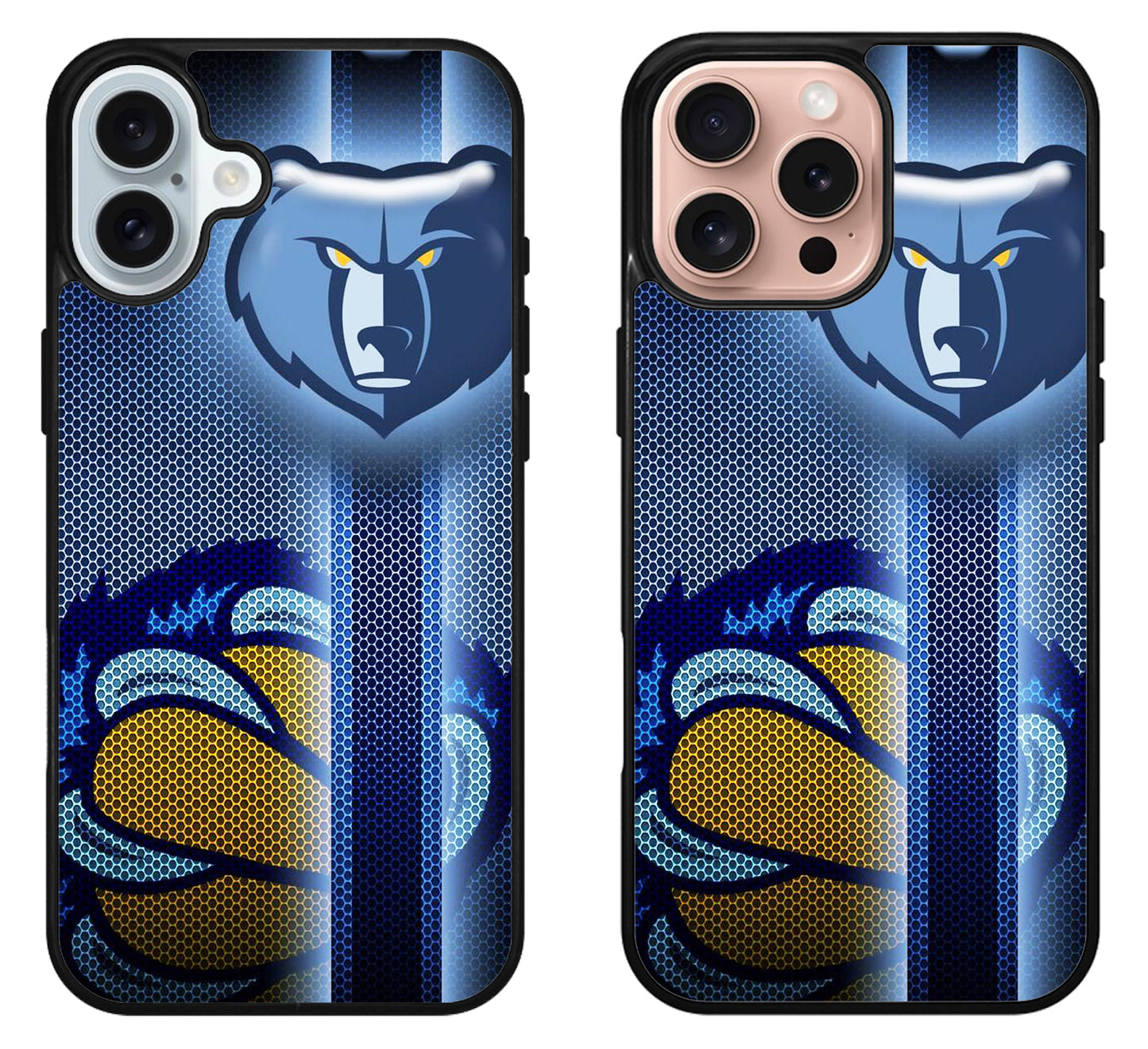 Memphis Grizzlies Background iPhone 16 | 16 Plus | 16 Pro | 16 Pro Max Case