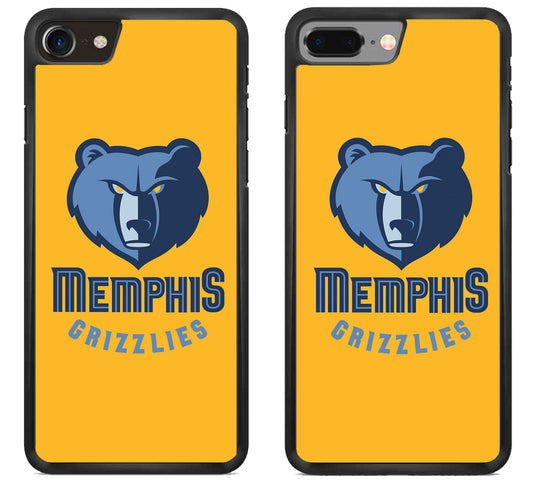 Memphis Grizzlies Logo Yellow iPhone 8 | 8 Plus Case